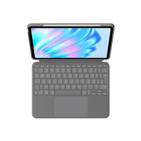 Logitech Bluetooth Combo Touch iPad Air 11" M2 grey – Grau – Bild 1