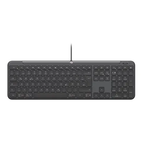 Logitech USB Keyboard K620 Slim graphite – Schwarz – Bild 1
