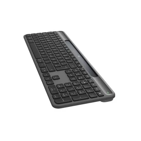 LOGITECH K980 - Wireless keyboard, Logi Bolt/Bluetooth, black, DE – image 1