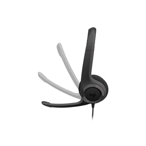 Logitech Headset H390 USB-C Stereo – Schwarz – Bild 1