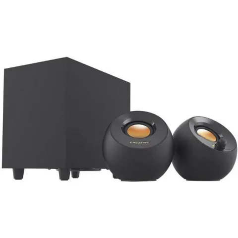 Creative Aktivbox Pebble Plus 2.1 Schwarz – Bild 1