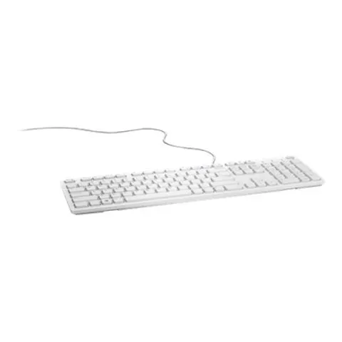 DELL Wired Keyboard KB216 German – Weiß – Bild 1