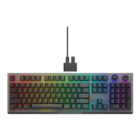 DELL Alienware Tri-Mode Wls Gaming KB US – Weiß – Bild 1