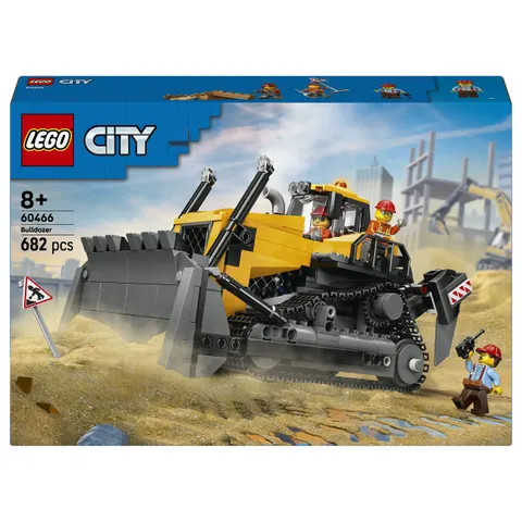 City: Bulldozer amarillo - LEGO – imagen 1
