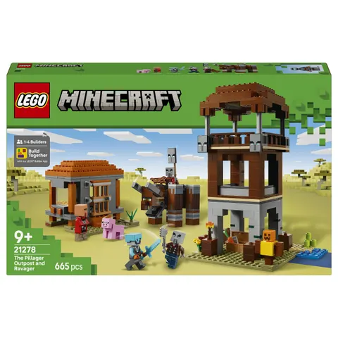 LEGO Minecraft The Pillager Outpost and Ravager – Bild 1