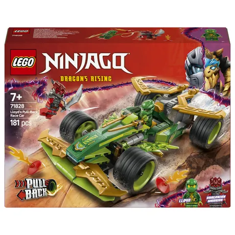 Lego NINJAGO Racer pull-back di Lloyd 71828 – immagine 1