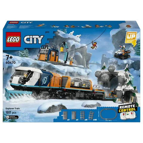 Lego City 60470 Explorer Train 1517 Piece Set – image 1