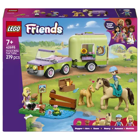 Lego Rimorchio per cavallo e puledro 42695 – immagine 1