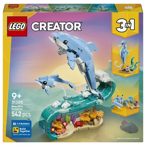 LEGO Creator Sea Animals: Beautiful Dolphins 31385 – Bild 1