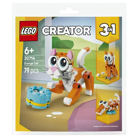 Lego 30714 Gatto Arancione-multicolore – immagine 1