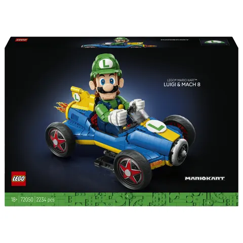 Lego Super Mario Kart™: Luigi e Mach 8 72050 – immagine 1