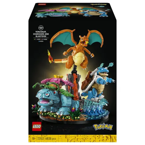 LEGO 72153 Pokémon Venusaur, Charizard i Blastoise – zdjęcie 1