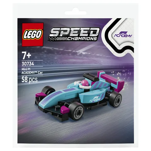 Lego Speed Mini-auto F1 Academy 30734, Multicolore – immagine 1