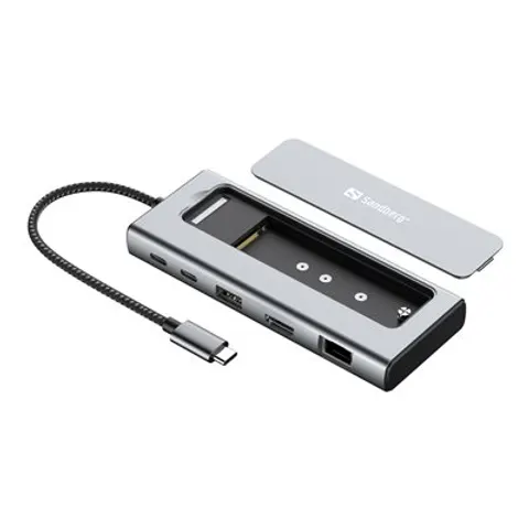 Sandberg USB-C 6in1 Travel Dock SSD Case – image 1