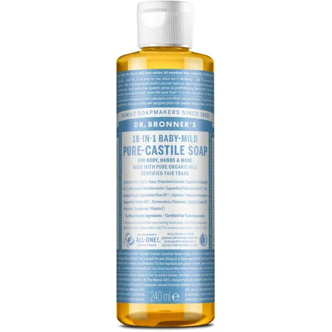 Dr. Bronner's Jabón Líquido sin Perfume 237 ml – imagen 1