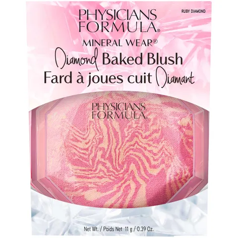 Physicians Formula Mineral Wear® Diamond Baked Blush Ruby Diamond – 11 g – zdjęcie 1