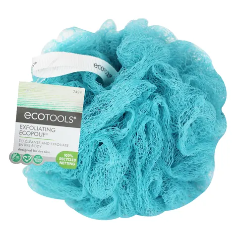 EcoTools, Exfoliating EcoPouf Sponge, 1 Sponge – image 1