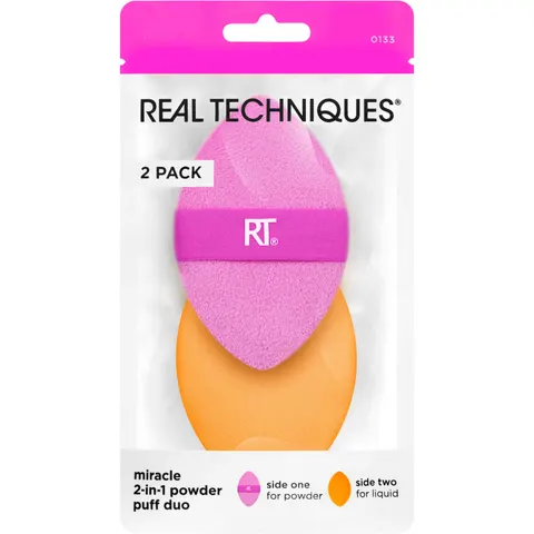 Real Techniques Miracle 2-In-1 makeup sponge 2 pc – image 1