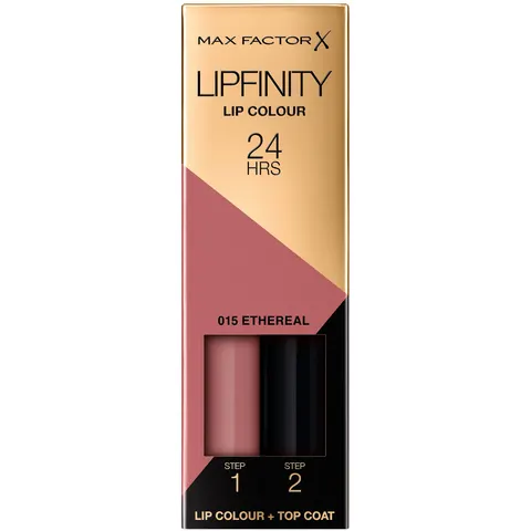 Max Factor Lipfinity 2-Step Long Lasting Lipstick 015 Ethereal – Rosa – Bild 1
