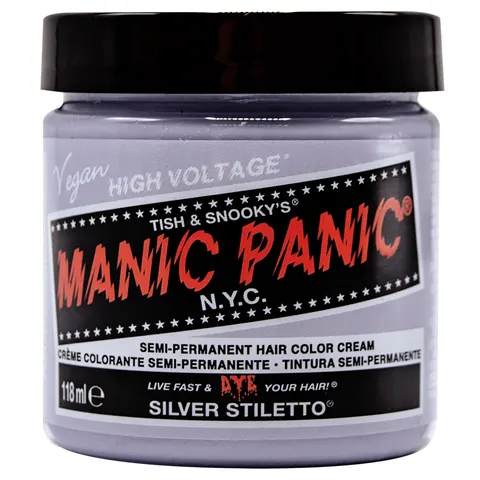 118ml Manic Panic Classic High Voltage Silver Stiletto – Silver 118 – Bild 1