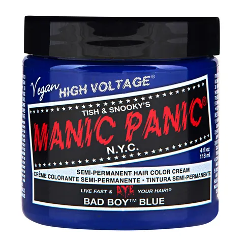 118ml Manic Panic Classic High Voltage Bad Boy Blue – Blå 118 – Bild 1