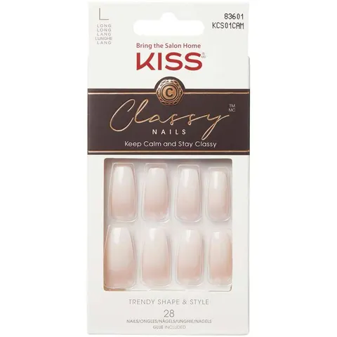 Kiss Classy Nails Be-you-tiful false nails Long 28 pc – image 1
