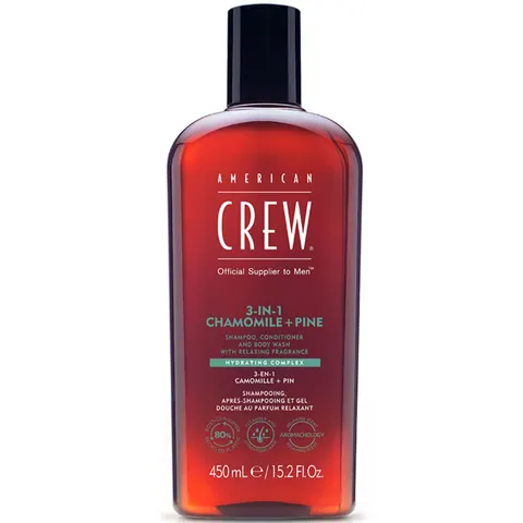 American Crew 3-in-1 Chamomile + Pine Shampoo 450 ml – image 1