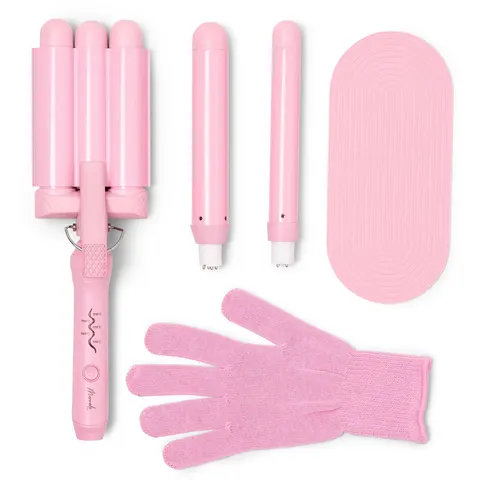 Mermade Interchangeable Style Wand - Krultang - Pink / roze – afbeelding 1