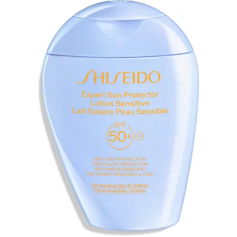 Shiseido EXPERT SUN PROTECTOR Lotion Sensitive SPF50+ – trasparente 150ml – immagine 1