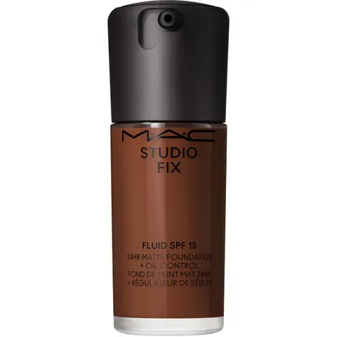 MAC Cosmetics Studio Fix Fluid SPF 15 24HR Matte Foundation + Oil Control mattifying foundation SPF 15 shade NW55 30 ml – image 1