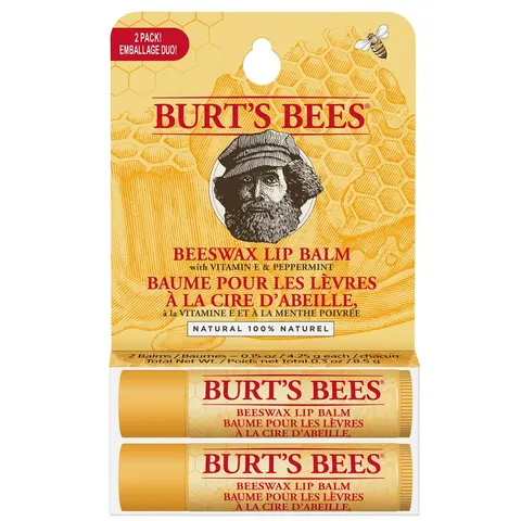 Burt's bees beeswax lip balm 2 pack – image 1