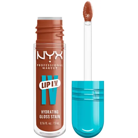 NYX Lip Iv Gloss 5 ml 01-Caramel Drip – imagen 1