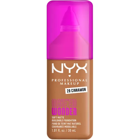 NYX PROFESSIONAL MAKEUP Make Em Wonder Foundation 28 Cinnamon – 30 ml – zdjęcie 1