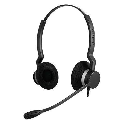 JABRA BIZ 2300 USB Duo Type 82 E-STD – Schwarz – Bild 1