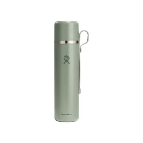 HYDRO FLASK Trinkflasche Hot Flask & Cup isoliert 1065ml olive B – Bild 1
