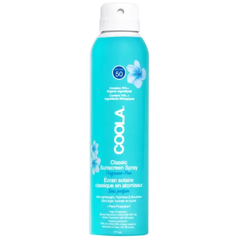 177ml Coola Classic SPF 50 Body Spray Unscented – Bild 1