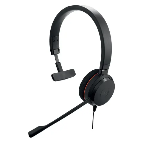 JABRA Evolve 20 USB C/A UC Mono – Schwarz – Bild 1
