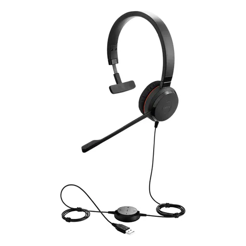 Jabra Evolve 30 II MS stereo - Headset – Schwarz – Bild 1