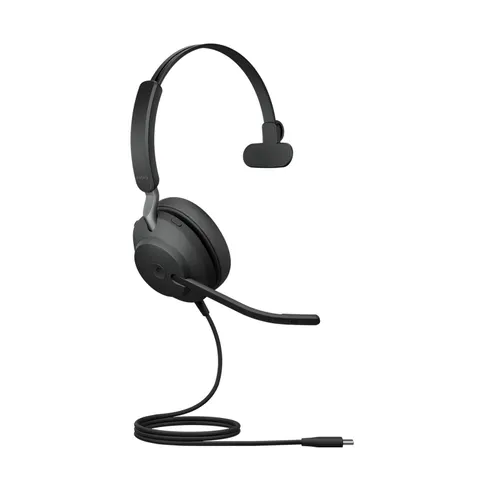 Jabra Headset Evolve2 40 SE USB-C/A MS Mono – Bild 1