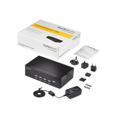 STARTECH HDMI KVM Switch - 4K 30Hz – Schwarz – Bild 1