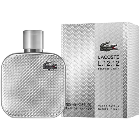 100ml Lacoste L.12.12 Silver Grey Eau de Parfum – Bild 1