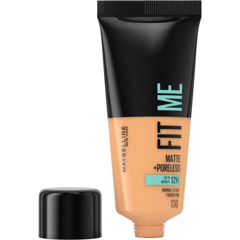 Maybelline Fit Me Matte + Poreless Foundation 30mL 130 Ruff Beige – immagine 1