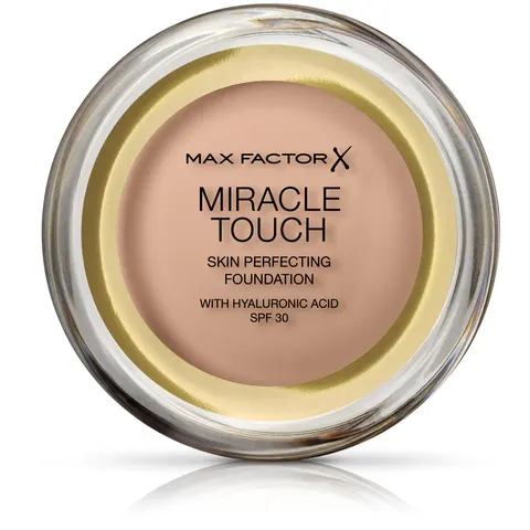MAX FACTOR Miracle Touch Skin Perfecting SPF30 Foundation - Warm Almond 045 – image 1