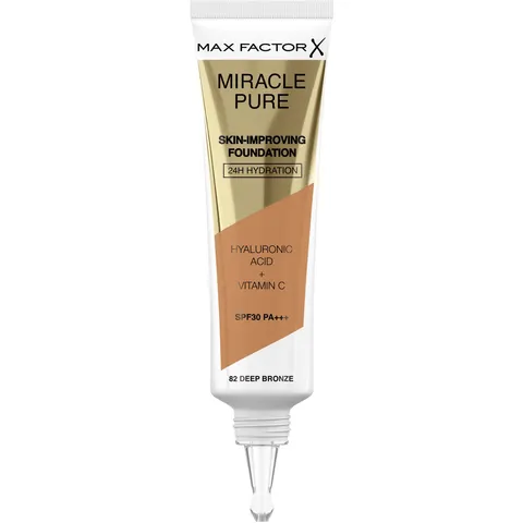Max Factor Miracle Pure Foundation Base de Maquillaje 30 ml 82 Deep – imagen 1
