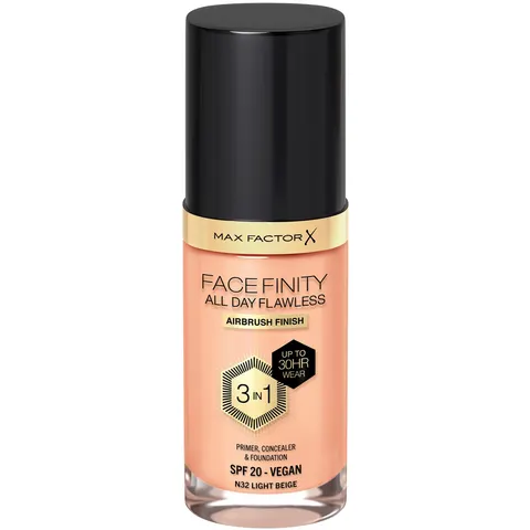 Max Factor Facefinity 3IN1 primer, concealer & foundation #32-light beige – imagen 1