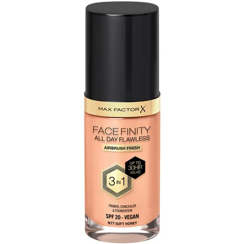 Max Factor Facefinity 3 in 1 Primer Concealer & Foundation N77 – Bild 1