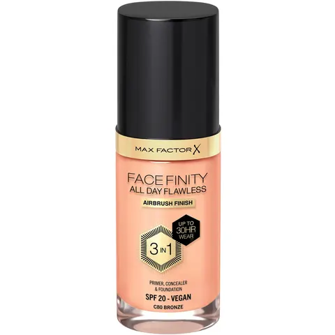 Max Factor Facefinity 3IN1 primer, concealer & foundation #80-bronze – imagen 1