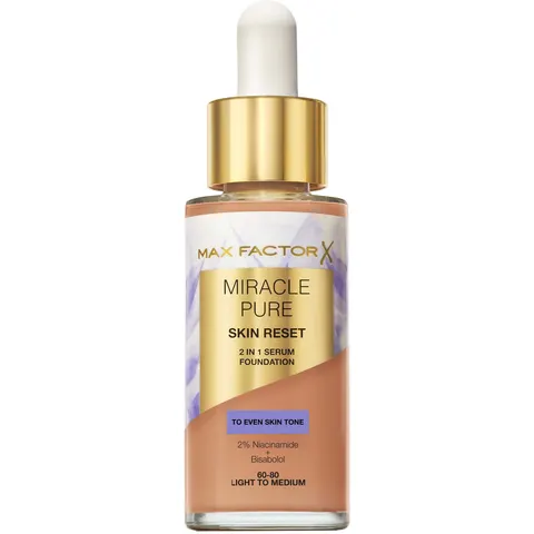 Max Factor Miracle Pure Serum with Color 30 ml 60 - 80-Light To Medium – image 1