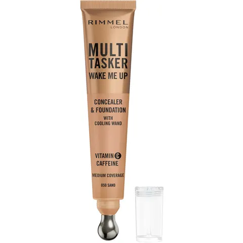 Rimmel Multi Tasker Wake Me Up Concealer & Foundation Sand 50 – 20 ml – zdjęcie 1