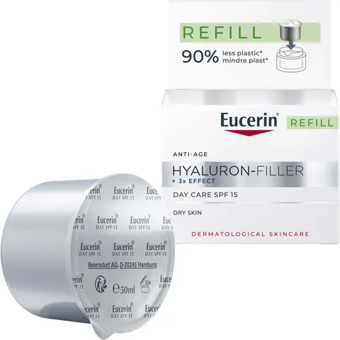 Eucerin Hyaluron-Filler +3x Effect Day SPF15 Refill 50 ml – Bild 1